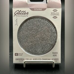 Powertek Silver glitter Wireless Charging Pad